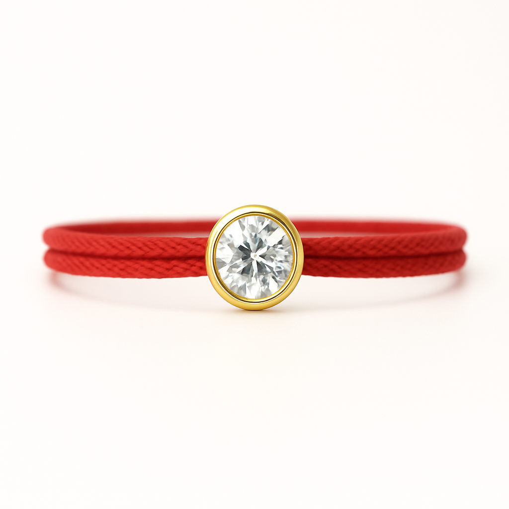 "Avec Moi" Brilliant Red Bracelet