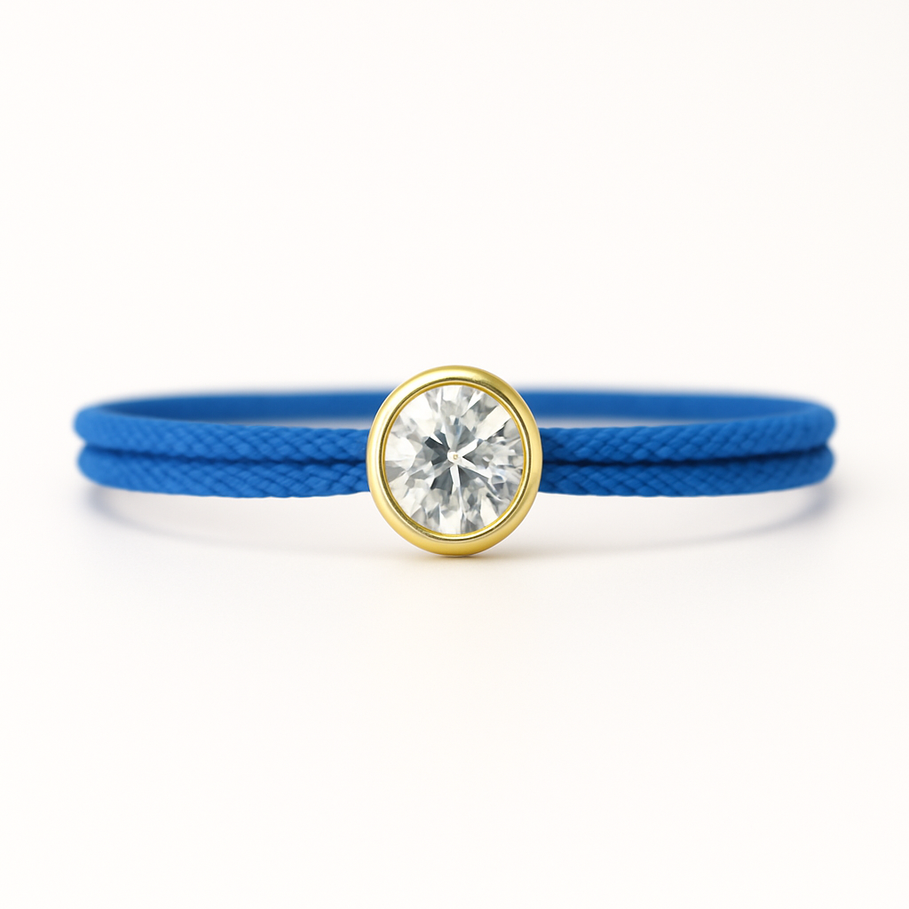 "Avec Moi" Brilliant Royal Blue Bracelet
