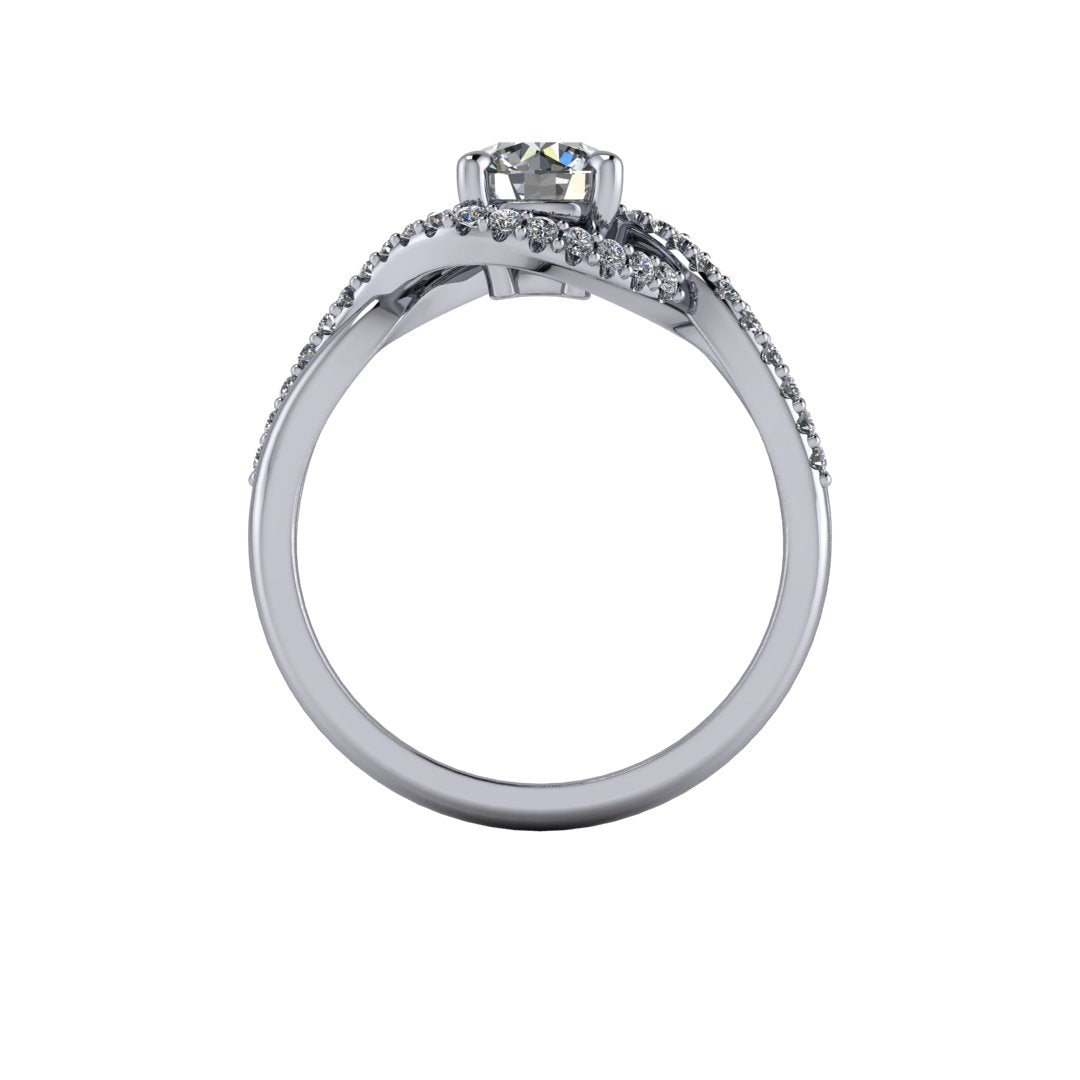 Infinity - Solitaire Inspired Ring