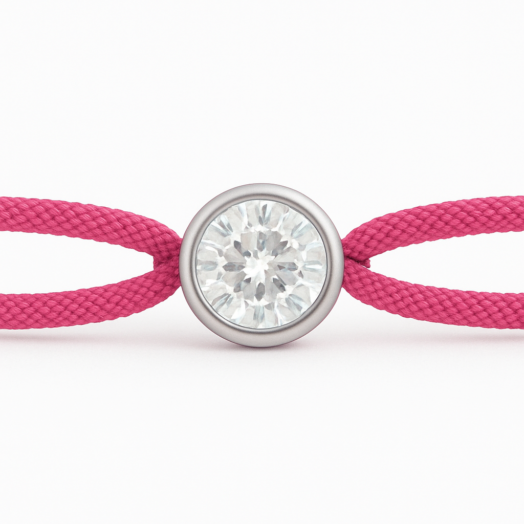 "Avec Moi" Brilliant Pink Bracelet