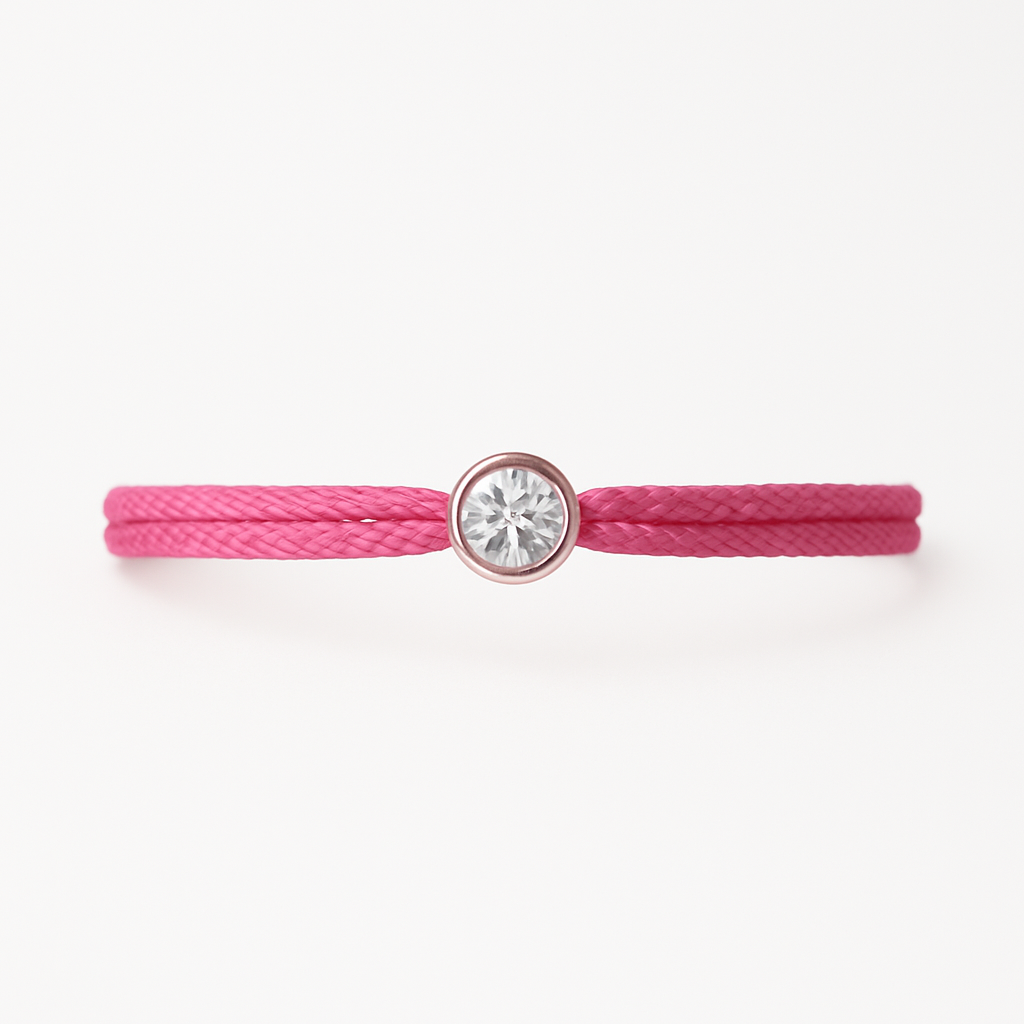 "Avec Moi" Brilliant Pink Bracelet