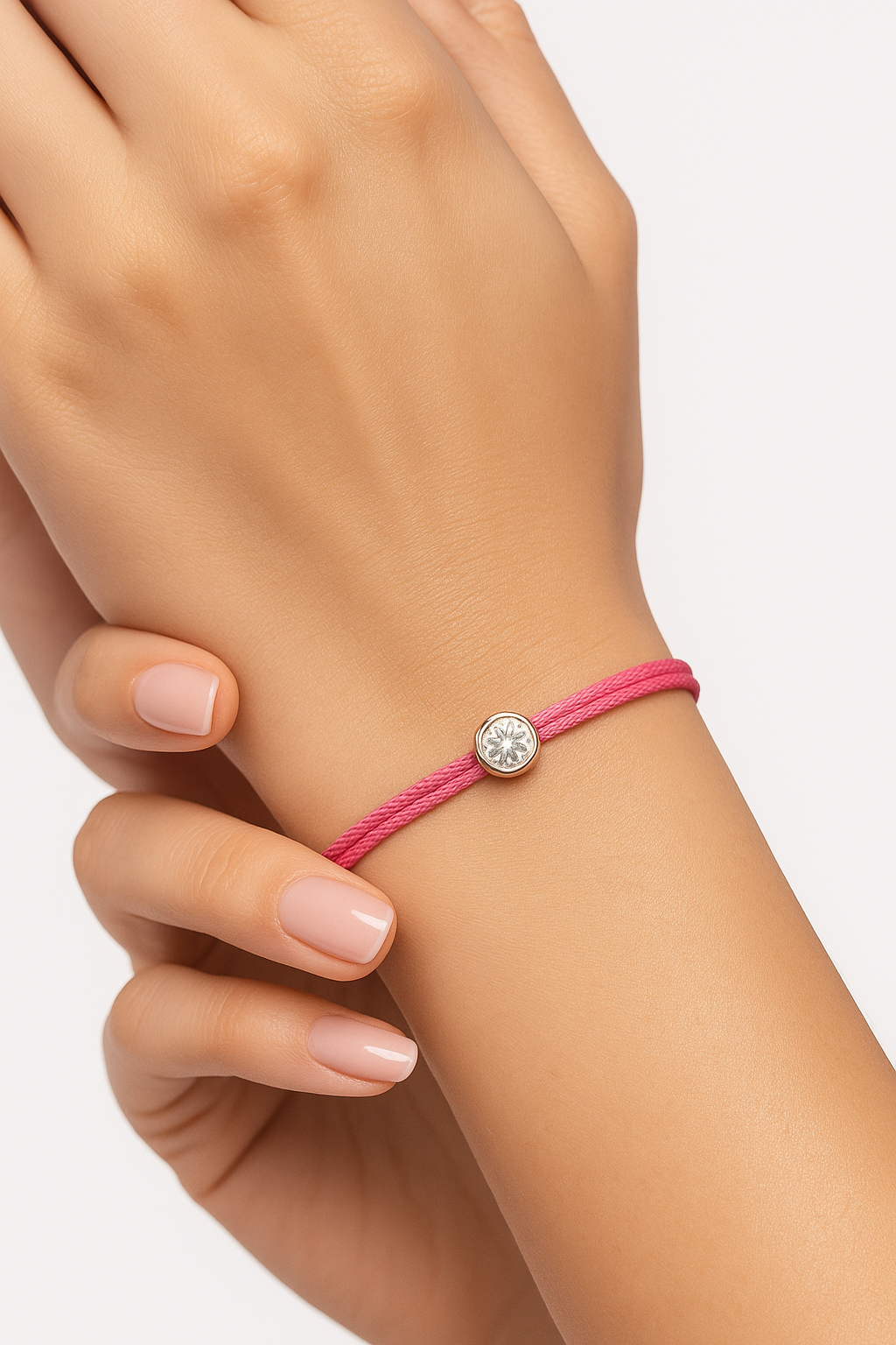 "Avec Moi" Brilliant Pink Bracelet