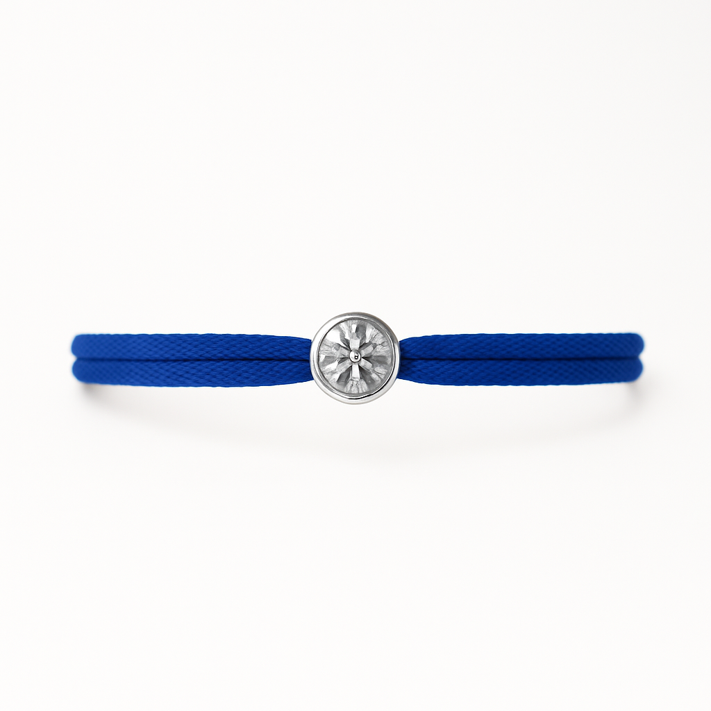 "Avec Moi" Brilliant Royal Blue Bracelet