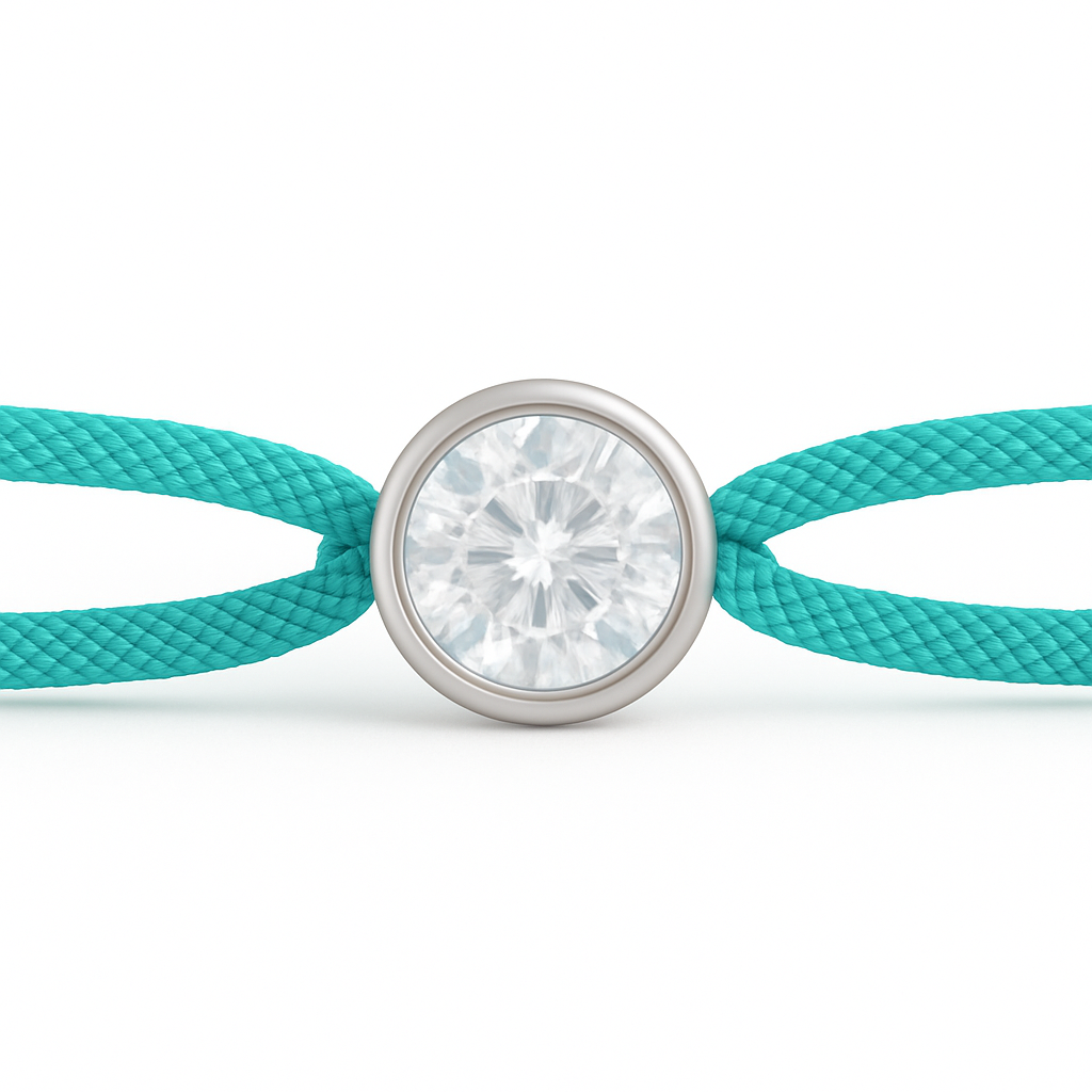 "Avec Moi" Brilliant Bracelet Turquoise
