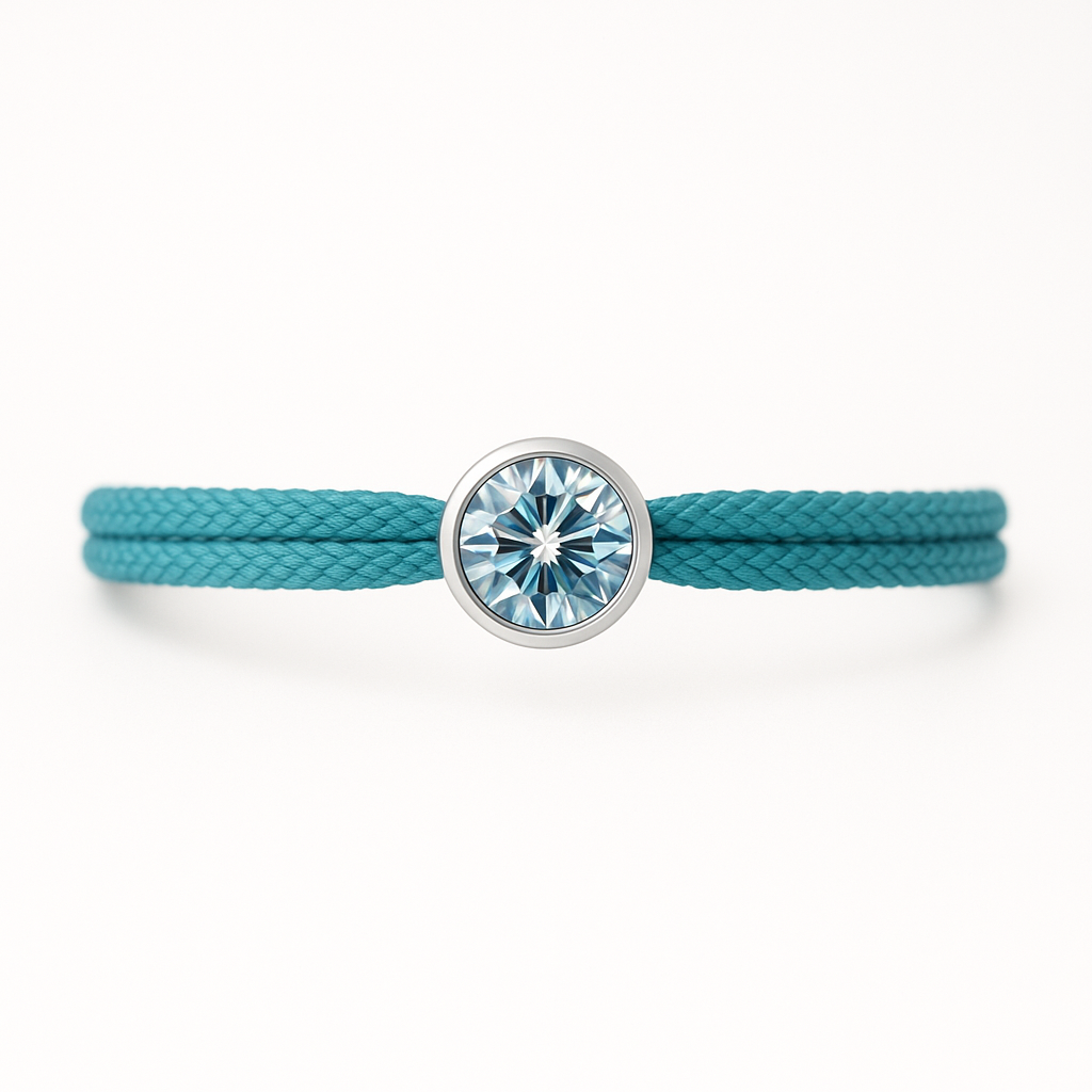 "Avec Moi" Brilliant Bracelet Turquoise